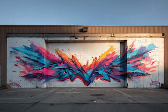 do illustration expressionism art, graffity wall art