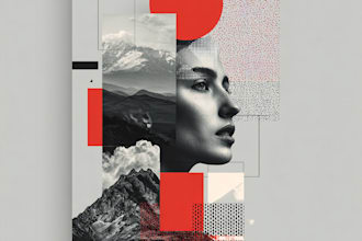 design minimalist event flyers, posters or banner ads