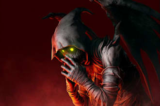 create terrifying horror character art