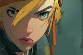 tun your anime or roleplaying character oc illustration
