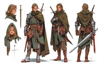 do a dnd and d and d character art illustration for you