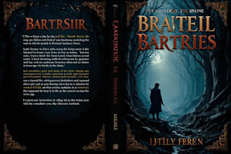 do fantasy book cover, thriller book cover design
