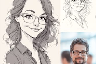 draw a caricature, cartoon caricatures