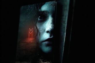 create a horror book cover illustration