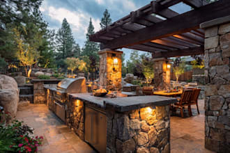 do landscape design hardscape outdoor kitchen pergola as a landscape architect