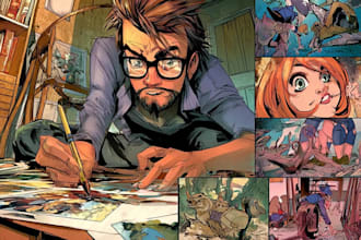 be comic book illustrator comic book artist comic