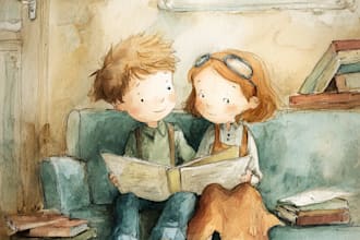 draw amazing christmas children book and cover illustrations