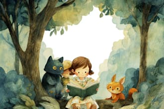 christmas children book illustration, bible illustration