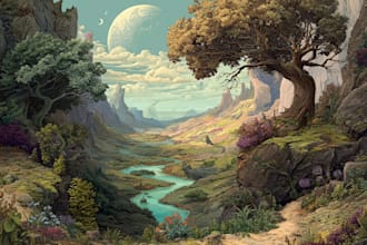 design your fantasy landscape