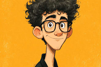 make cartoonist picture portrait comic, cartoon portrait
