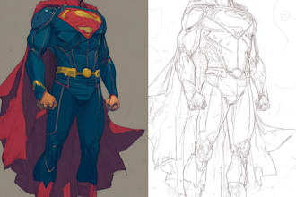 your comic book character