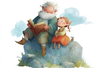 draw digital watercolor children book illustration