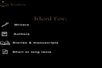 beta read your text and give clear reader feedback