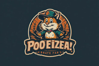 design your vintage cartoon logo and mascot