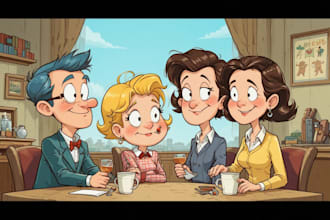 draw cartoons and caricatures