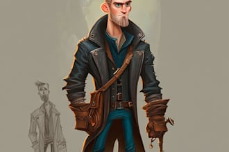 create 2d character design