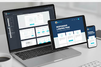 build a responsive landing page