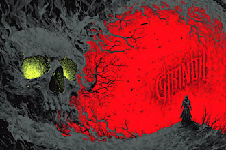 create dark art illustration
