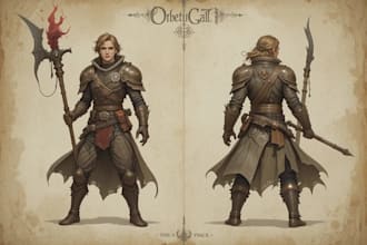 dnd character art and dnd character art
