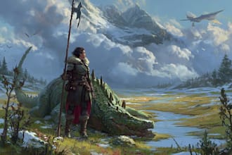 draw a fantasy illustration for you