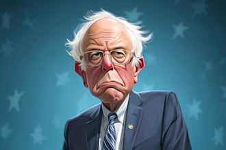 create a humorous political or satirical cartoon