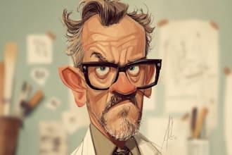 draw anime or cartoon illustration