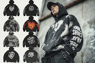 design artsy and edgy streetwear urban clothing