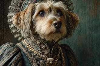 any pet to vector portrait