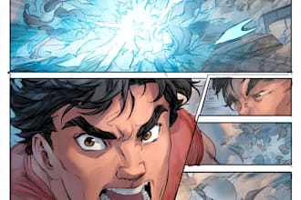 do comic strip for comic book illustration or comic book