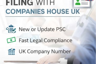 psc register filing with companies house UK