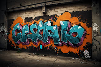 design perfect graffiti art for your logo and graffiti
