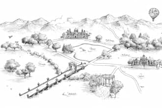 create custom wedding map illustrations for you