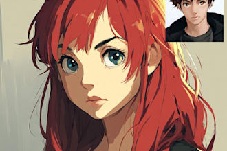 draw a unique anime artwork