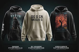 create a modern streetwear design for your clothing brand