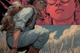graphic novel as comic illustrator, comic book illustration