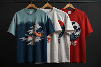 create a japanese t shirt design