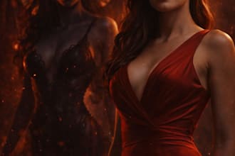 create cinematic dark fantasy artwork and book covers