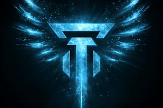 create awesome rpg fantasy or sci fi logo for you