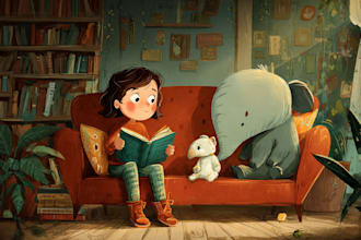 children book illustration for christmas