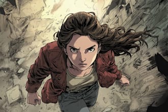 draw a comic book illustration for you