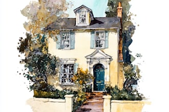 turn your home into watercolor painting