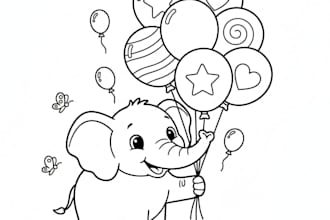 draw children colouring book pages, line art, colouring