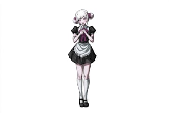 create gorgeous custom danganronpa style character