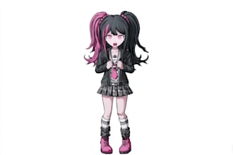 design a fabulous danganronpa inspired character