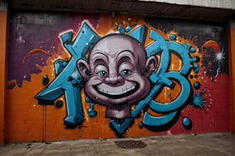 make printable graffiti digital wall art
