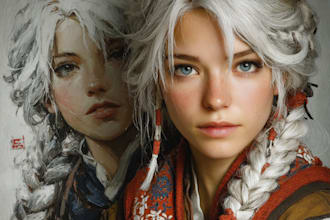 draw anime, realistic portrait or dnd character
