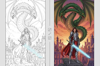 colorist for books comic pages and covers