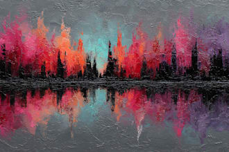 paint professional abstract art