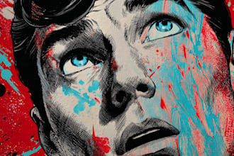 draw comic superhero pop art portraits