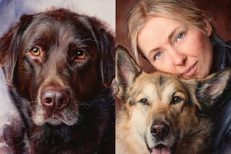paint stunning pet portrait